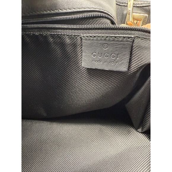 GUCCI GG Canvas Tote*Black Excellent Pre-loved Condition! Perfect for EVERY DAY! - Picture 11 of 16